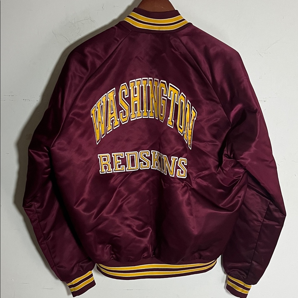 Washington Redskins Vintage Chalkline Maroon Jacket Sz Large